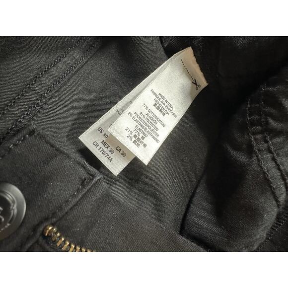 JUICY COUTURE WOMENS BLACK ROCKER BOOT JEANS Size 30 - Picture 7 of 8